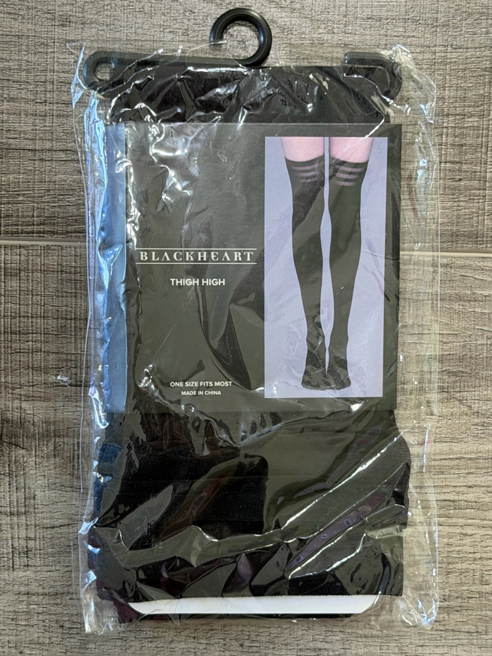 Black Thigh High Socks